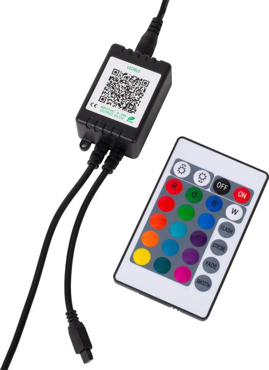 Produktbild Lucide FLAMINGO - Tafellamp - LED Dimb. - RGB - Roze