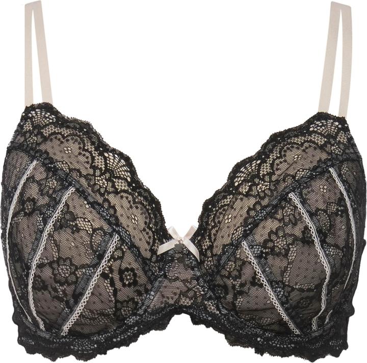 Actual product image Ulla Popken Sheer Shell Shape Underwire Bra (90 C)