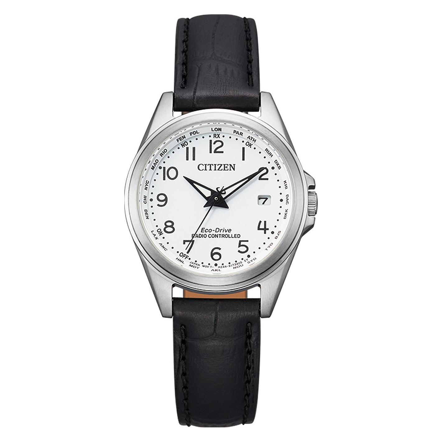 Citizen, Armbanduhr, EC1180-14A Eco-Drive Funkuhr 29mm 10ATM, Silber, (Funkuhr, 29 mm)