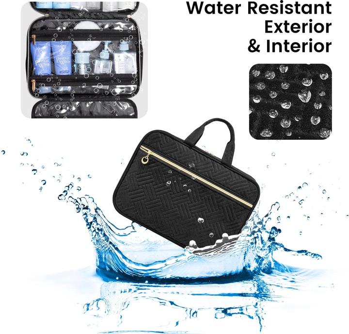 Actual product image Only-Bags.Store Hanging Toilet Bag Travel Toiletry Bag for Makeup, Toiletries