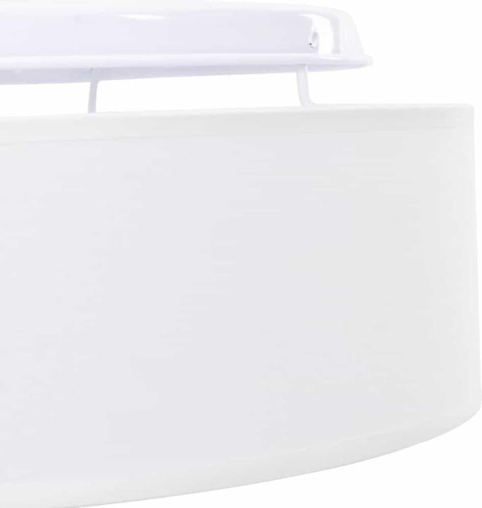 Produktbild VidaXL Deckenleuchten Einbaumontage Weiss Ø 30 cm Stoff E27 (GU10)