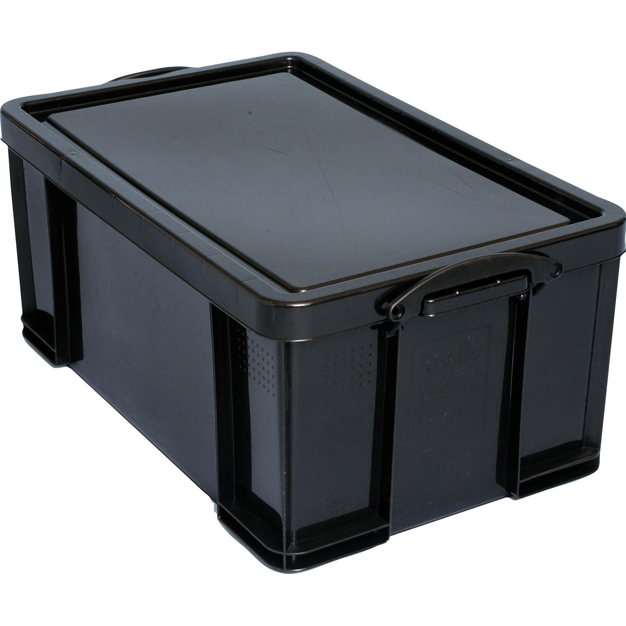 Really Useful Box, Box portaoggetti, Box di stoccaggio Really Useful Boxes, 35 litri o 64 litri, con coperchio e maniglia (71 x 31 x 44 cm, 64 l)