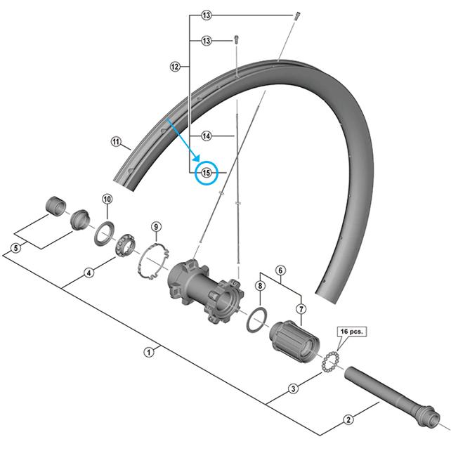 Shimano, Velorad Zubehör