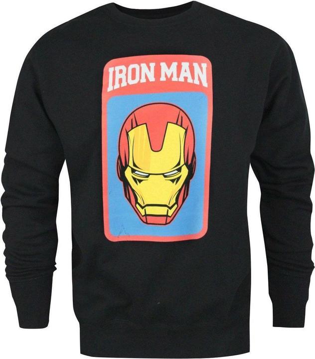 Immagine prodotto Iron Man Felpa Maschera Uomo (L)