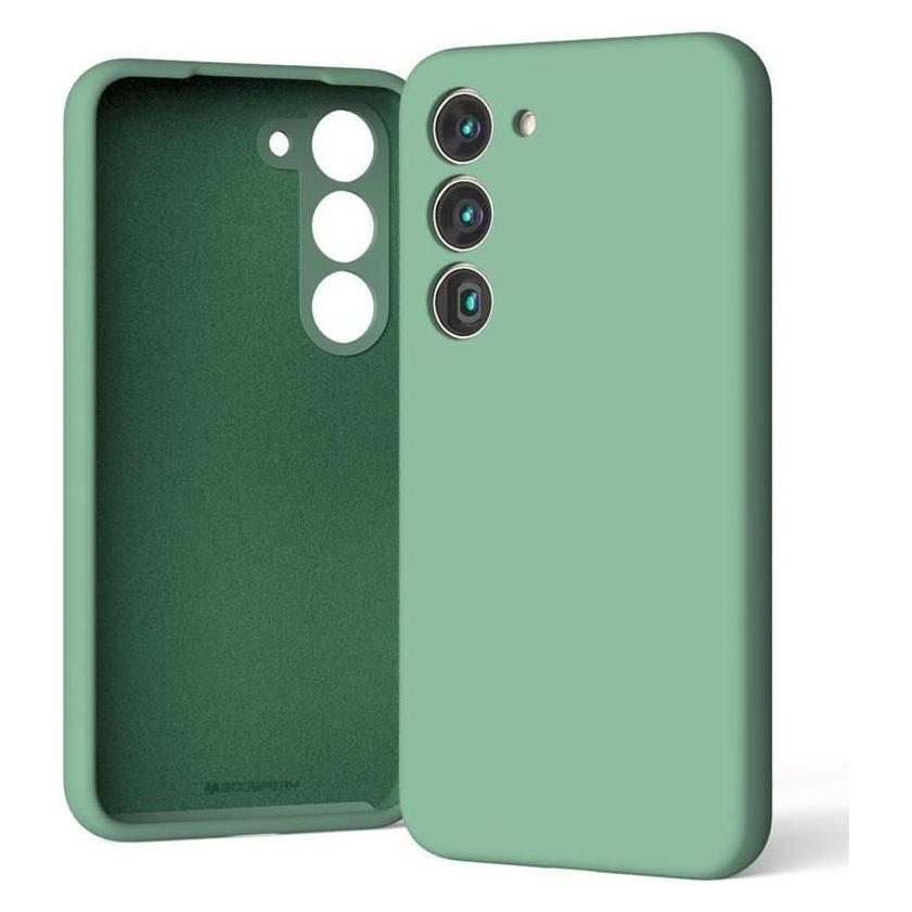 Mercury Verde Silicone Samsung S24 Fe S721 Green (Samsung Galaxy S24 Fe), Cover Smartphone,