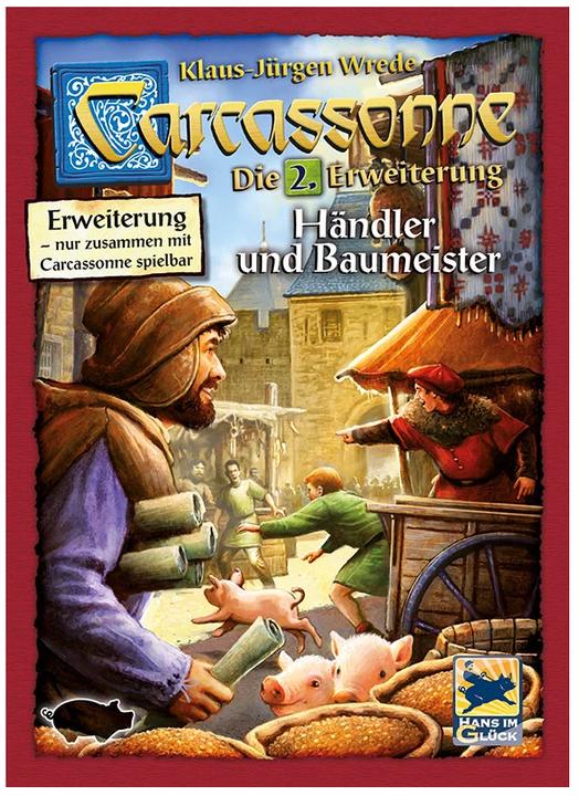 Produktbild Hans im Glück Carcassonne - Händler und Baumeister (Deutsch, 2 - 6 Spieler)