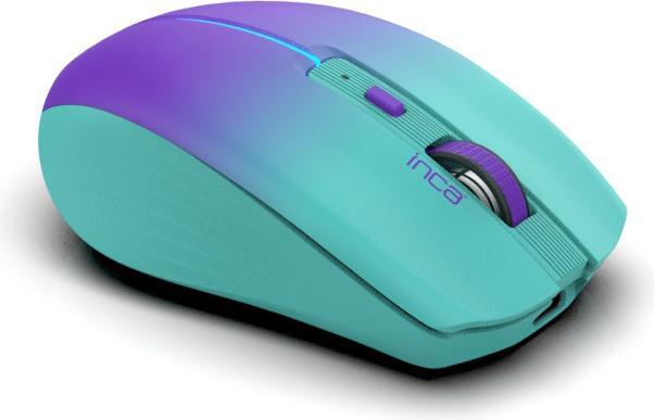 Actual product image Inca Mouse IWM-511RM Blt+Wrls RGB colour base colour blue (Wireless)