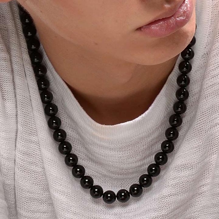 Produktbild Bijouteria Steinkette (Edelstahl, Onyx, 40 cm)