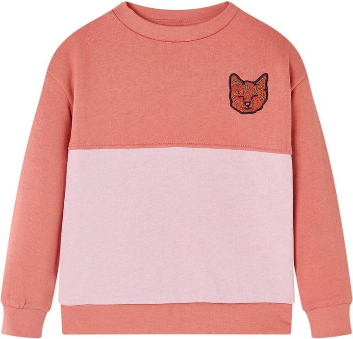 Immagine prodotto VidaXL Felpa da bambino con blocchi di colore Rosa 128,Materiale: 80 (128)