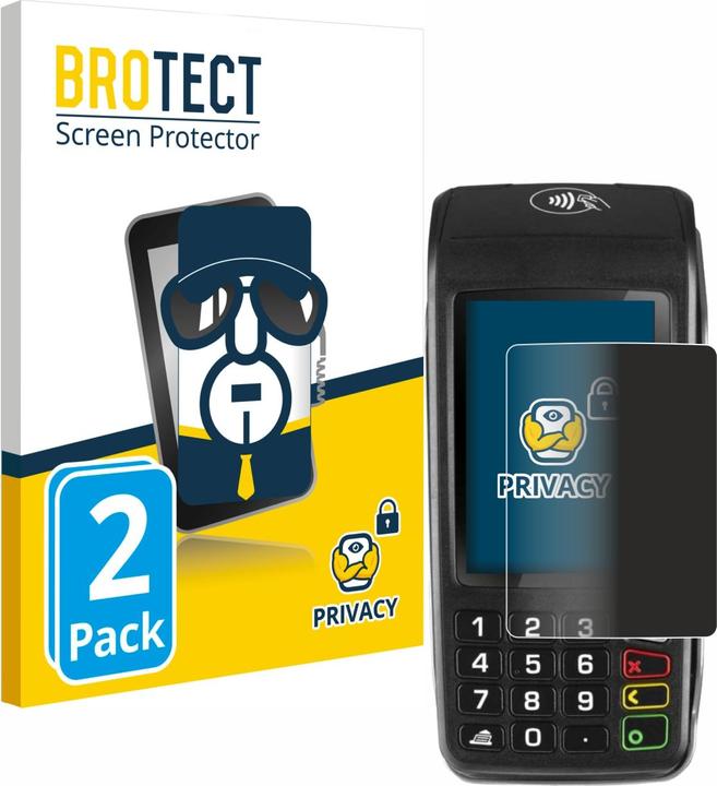 Actual product image BROTECT Anti-spy privacy film Blue light protection film
