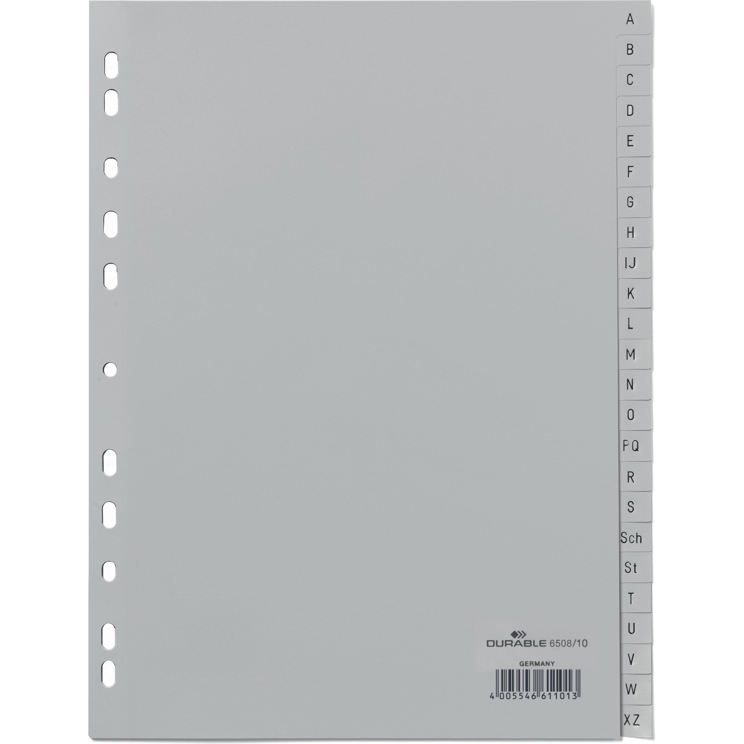 Durable, Ordner Zubehör, Kunststoff-Register