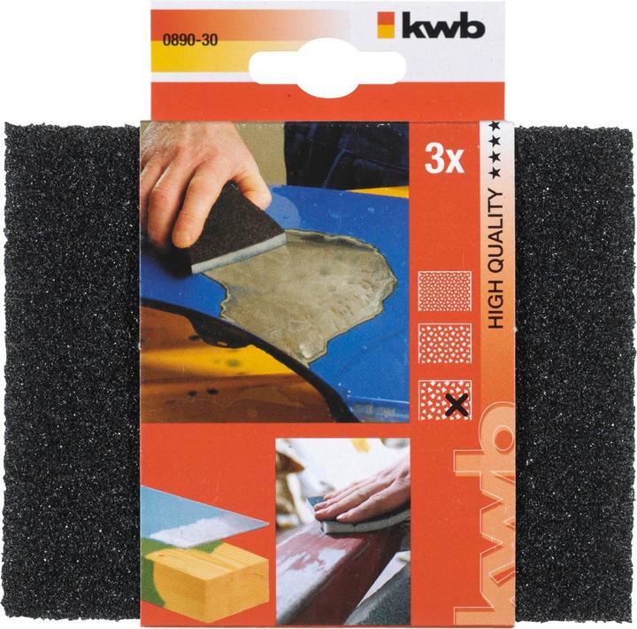 Actual product image kwb Abrasive sponge Coarse (60)