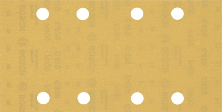 Produktbild Bosch Professional Zubehör EXPERT C470 Schleifpapier mit 8 Löchern für Schwingschleifer, 93 x 186 mm, G 400, 10-tlg. (400)