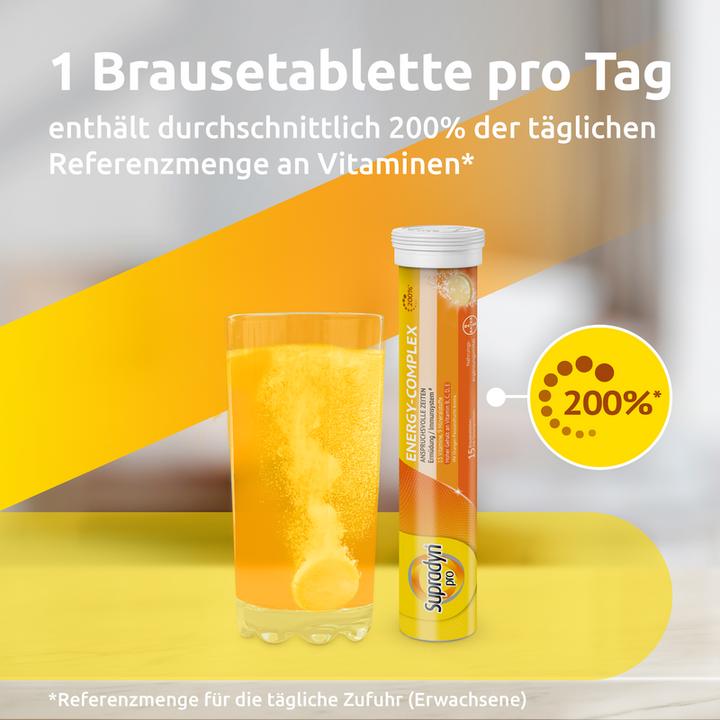 Image du produit Supradyn pro pro energy-complex (30 pièce(s), Comprimé effervescent, 196 g)