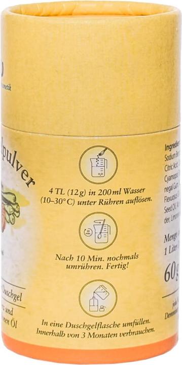 Produktbild Jolu - Duschgelpulver Mandarine/Lemongras