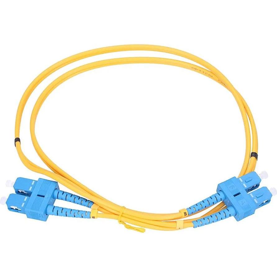 Extralink SC/UPC-SC/UPC Patchcord Jednomodowy, Duplex, G652D, 3mm, 5m (5 m), Netzwerkkabel
