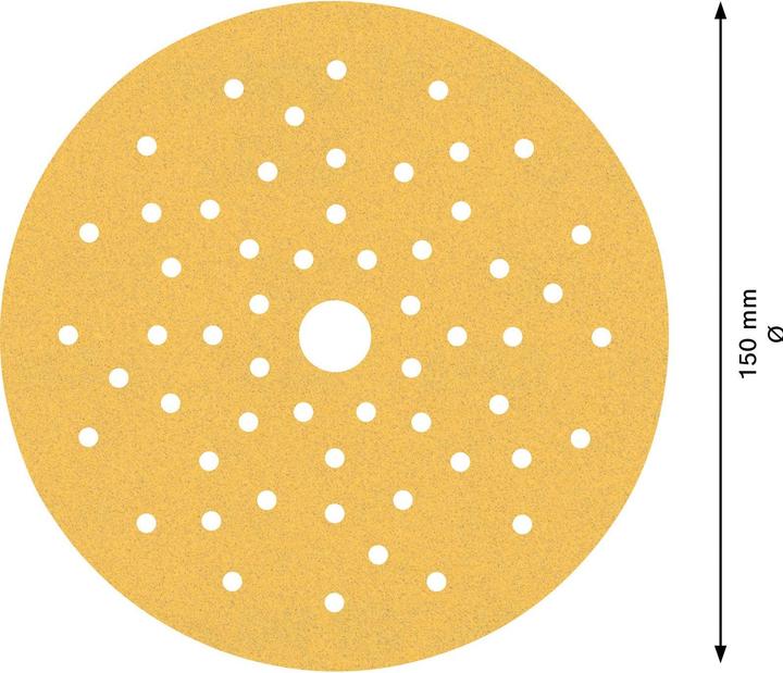Produktbild Bosch Professional Zubehör EXPERT C470 Schleifpapier Mehrloch für Exzenterschleifer, 150 mm, G 120, 50-tlg. (120)