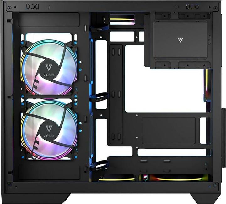 Immagine prodotto Modecom Obudowa Vulcano Panorama Apex ARGB 5F (AT-PANORAMA-5F-ARGB-10-000000-0002) (ATX, mATX, Mini-ITX)