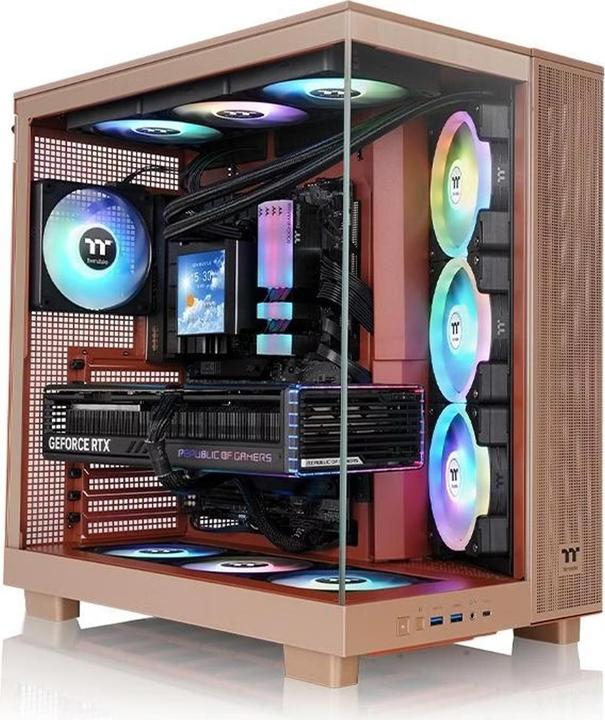 Produktbild Thermaltake Tt View 380 XL TG ARGB Gravel Sand (mATX, Mini-ITX, ATX)