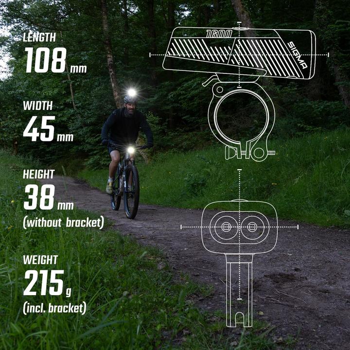 Produktbild Sigma Sport Buster 1600 (1600 lm)