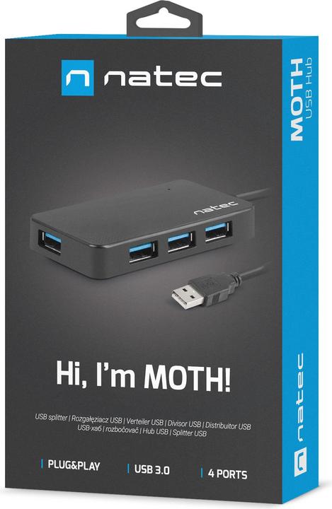 Image du produit Natec Moth (USB-A, 4 ports)