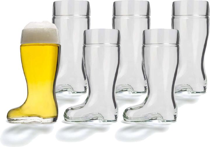 Stölzle Biergläser Stiefel (1 l, 6 x)