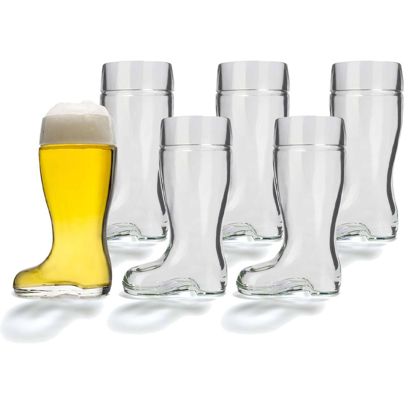 Stölzle, Biergläser, Biergläser Stiefel (1 l, 6 x)