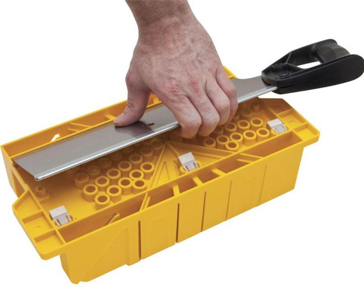 Actual product image Stanley Mitre box with saw