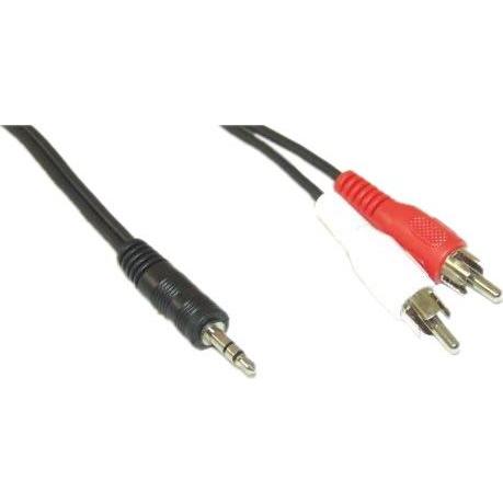 Thumbnail - InLine Cinch/Klinke Kabel (3 m, Cinch, 3.5mm Klinke (AUX)), Audio Kabel