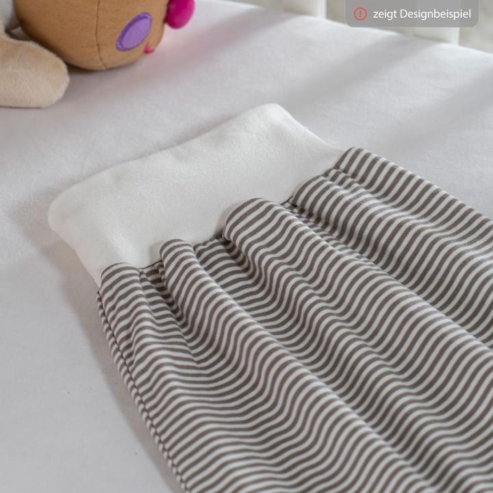 Actual product image La Loona LaLoona romper bag baby romper bag - white-taupe (50 cm, 0.5 TOG)