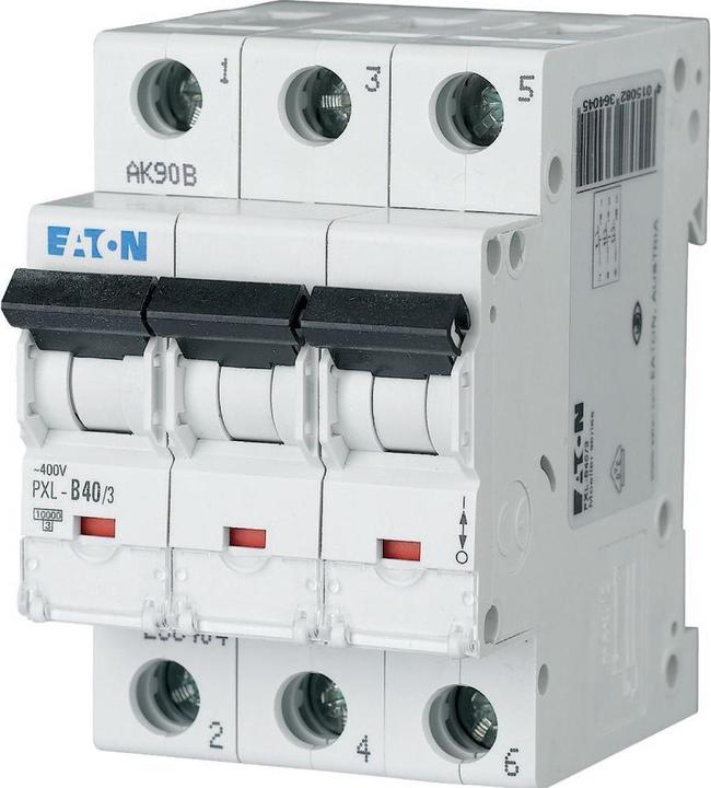 Produktbild Eaton Sicherungsautomat Typ D 40A 3-polig