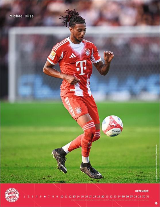 Produktbild Heye FC Bayern München Posterkalender 2026 (34 x 44 cm)