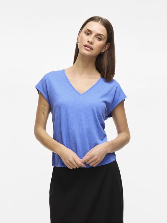 Image du produit Vila Flügelärmel Top mit V-Ausschnitt (L)