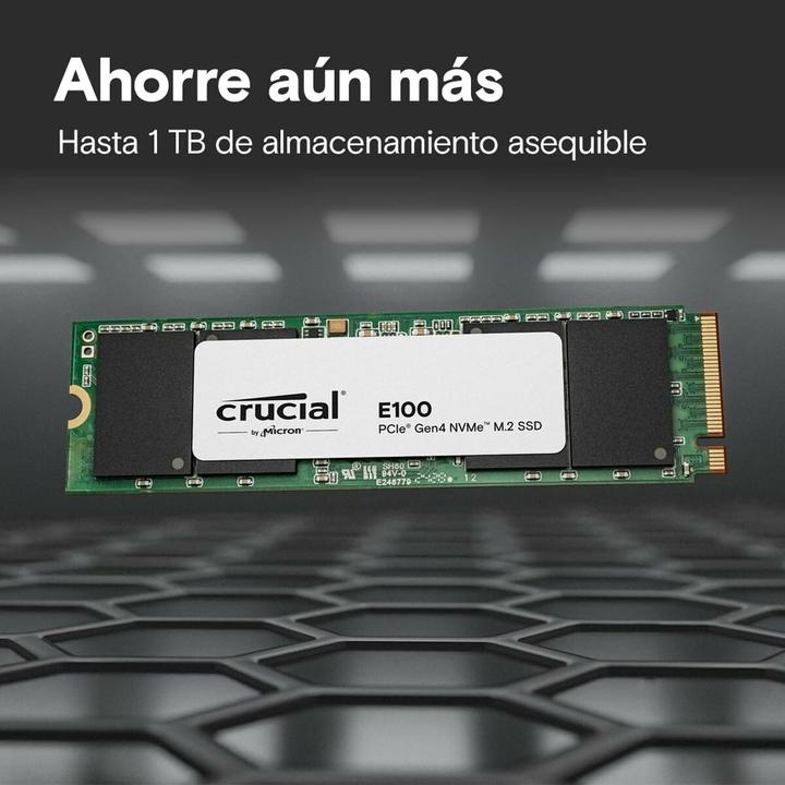 Image du produit Crucial E100 (480 Go, M.2, M.2 2280)