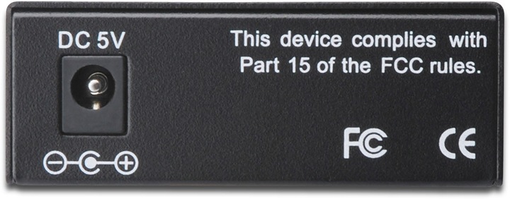 Actual product image Digitus Media Converter Singlemode BiDi WDM Gigabit Ethernet Tx1310nm / Rx1550nm SC Socket Up to 20km