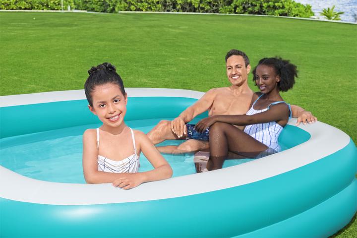 Actual product image Bestway 2 chambers Family floating panel