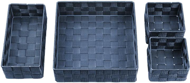 Actual product image Diaqua Storage Basket Irina 4 pieces, Blue (26 cm, 4x)