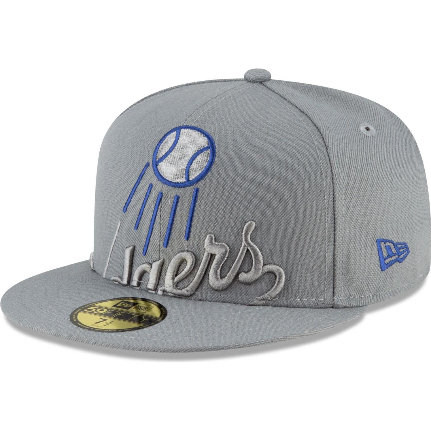 New Era, Herren, Cap, 59Fifty Fitted Cap - STORM Brooklyn Dodgers - 7, Grau, (7)