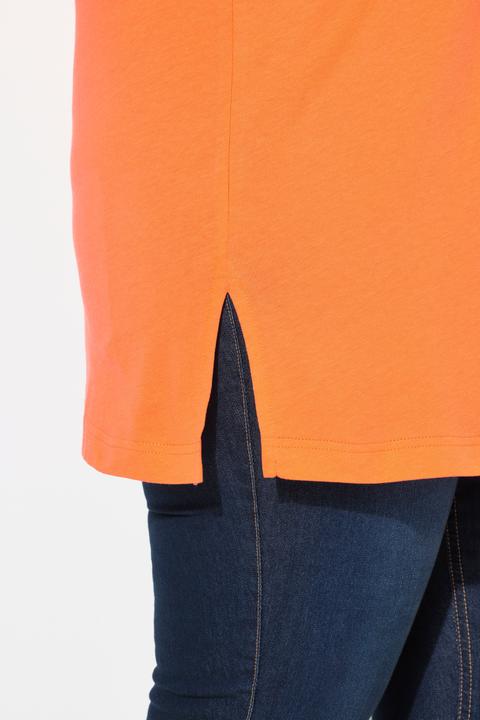 Actual product image Ulla Popken Basic V-Neck Relaxed Fit Short Sleeve Tee (42, 44)