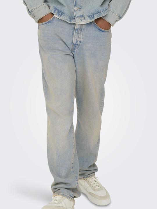 Immagine prodotto Only & Sons ONSEDGE Mittlere Taille Gerade geschnitten Jeans Normal geschnitten jeans (W33/L34)