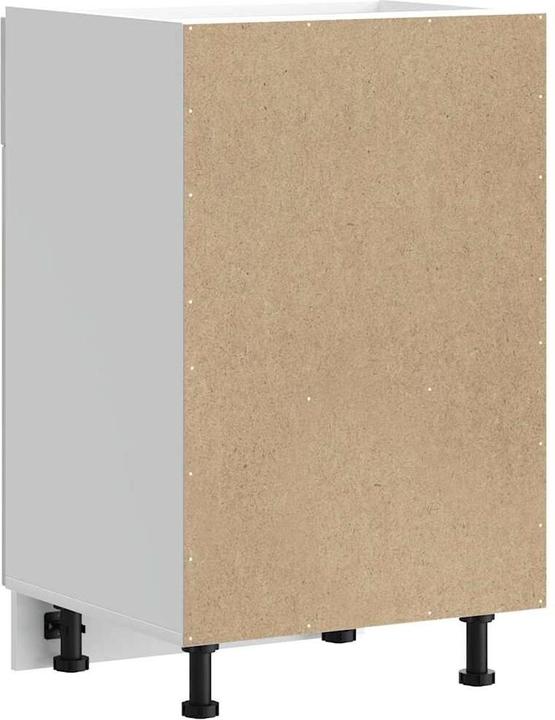 Image du produit vidaXL Élément bas de cuisine Lucca Gris béton Matériau bois Élément bas d'évier (50 x 46 x 81.5 cm)