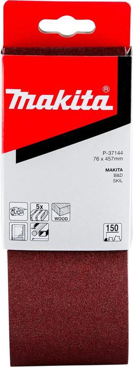 Actual product image Makita Sanding belt 76x457mm K150 (150)