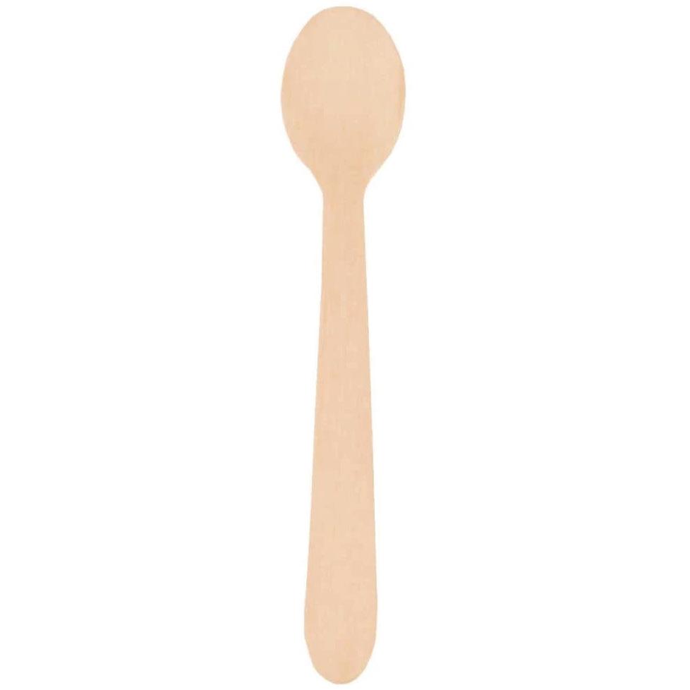 Papstar, Einweggeschirr, Holz-Kaffeelöffel (100 x)