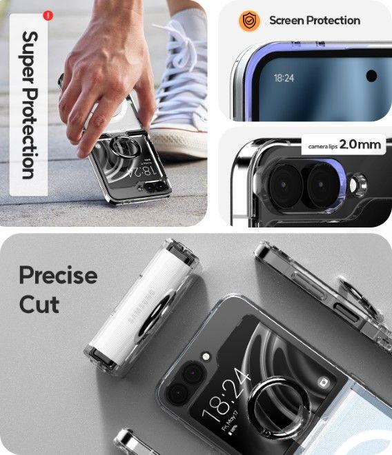 Actual product image Goospery MagSafe Pro Ring Case Series Cover (Samsung Galaxy Z Flip6, Samsung Galaxy Z Flip7 FE)