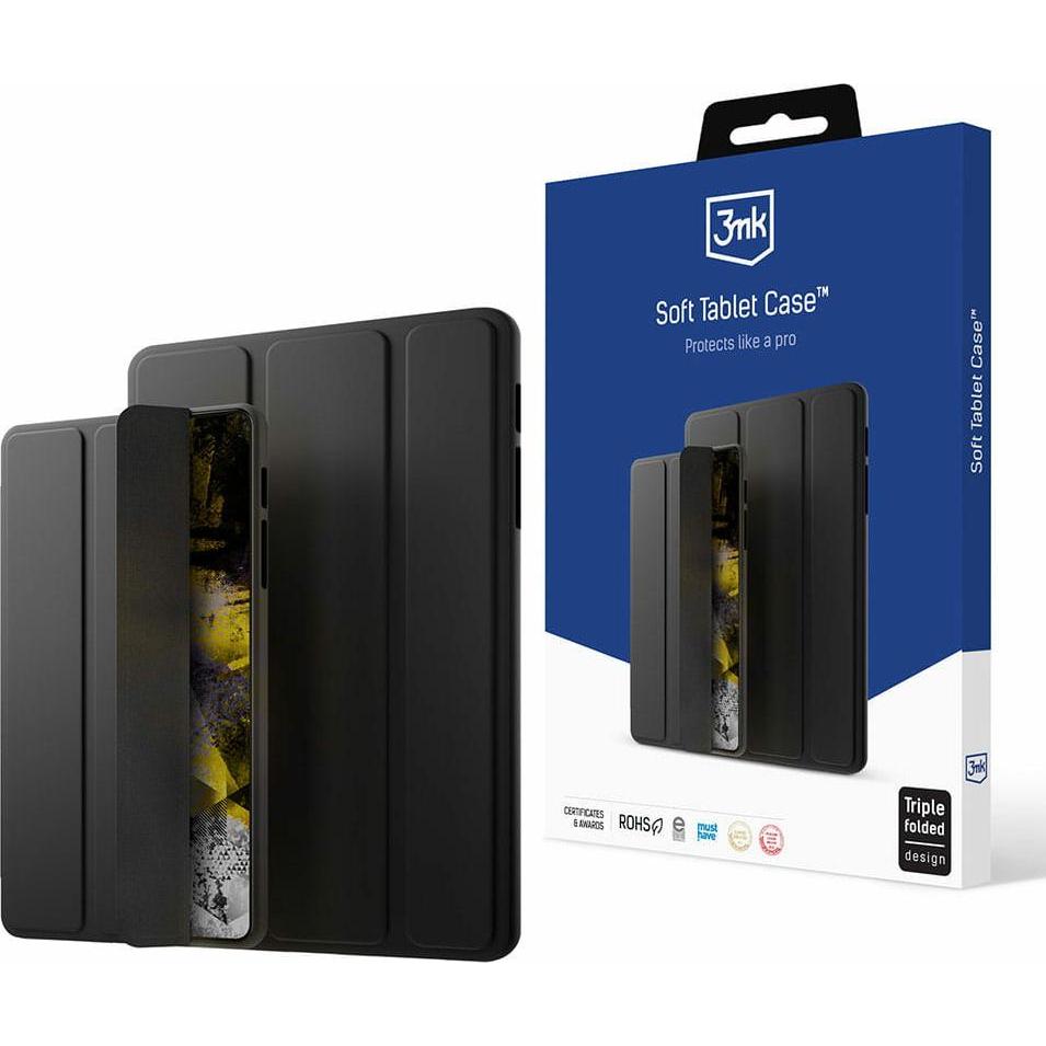 3MK Soft Tablet Case Sam Tab S6 Lite 2020/2022 czarny/black (Galaxy Tab S6 Lite), Tablet Hülle, Schwarz