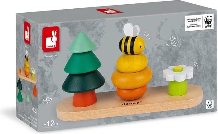Actual product image Janod Stacking toys forest