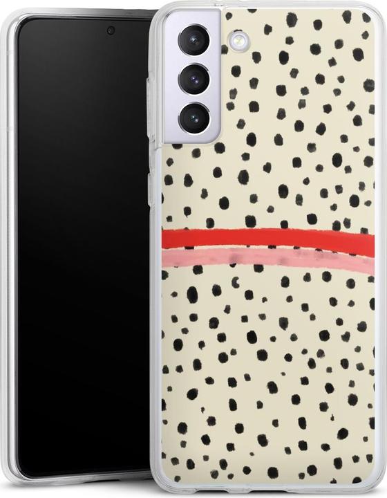 Produktbild DeinDesign Silikon Hülle für Samsung Galaxy S21+ 5G Handyhülle Case Smartphone Schutzhülle Kunst Punkte (Samsung Galaxy S21+ 5G)
