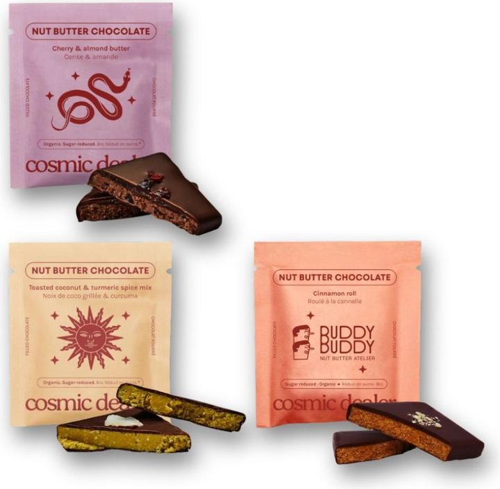 Produktbild Cosmic Dealer Nussbutter Schokolade Geschenkbox (140 g)