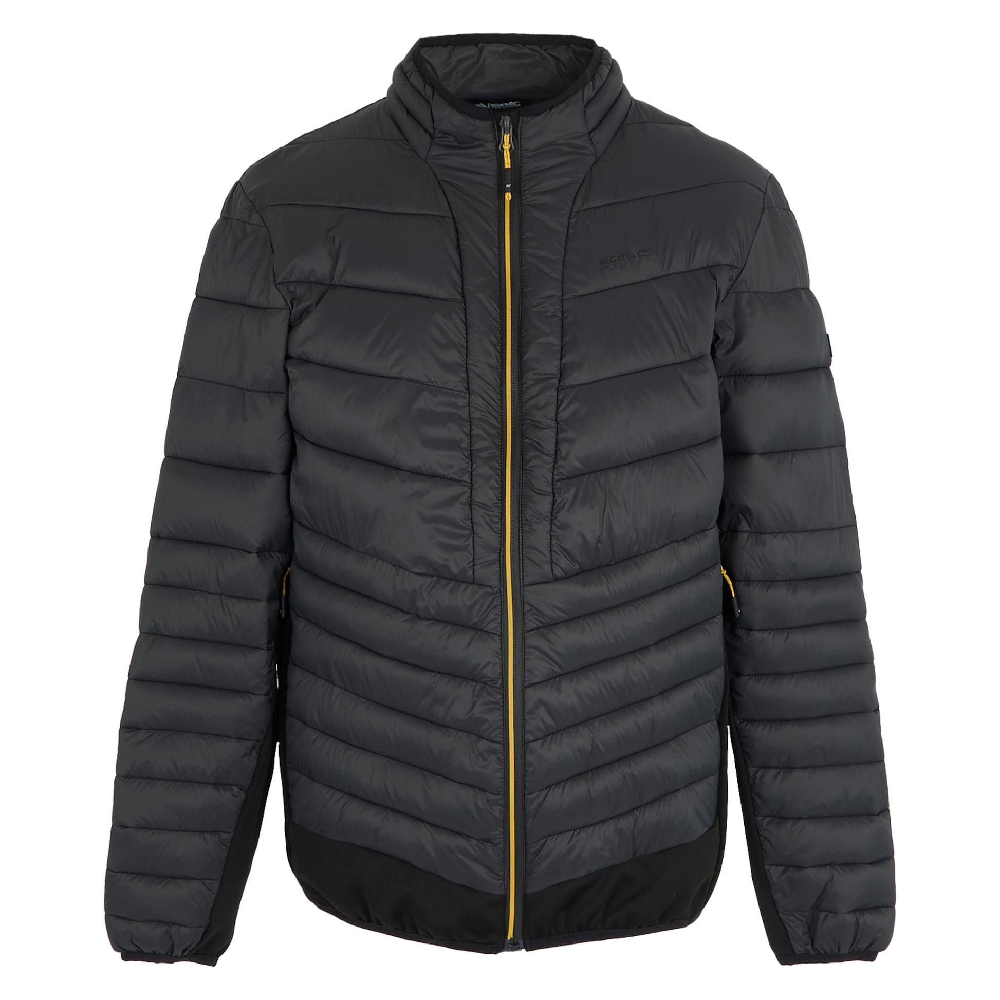 Regatta, Herren, Winterjacken, Leedre, Schwarz, Grau, (Xl)