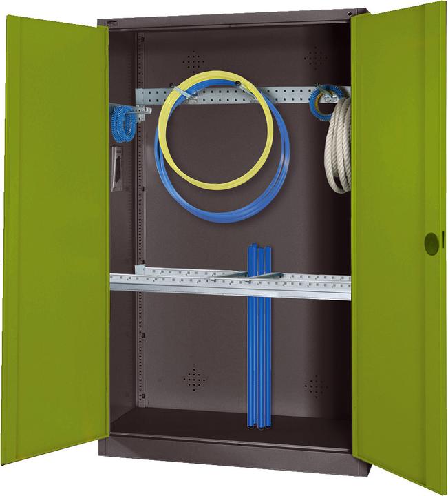 Actual product image C+P Modular sports equipment cabinet with basic equipment (HxWxD: 195x120x50 cm, with solid sheet metal